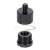Massa 145838 - adapter statywowy 2-częściowy, gwint 1/4 męski do 5/8 do 3/8 żeński, czarny_Sposób montażu_2